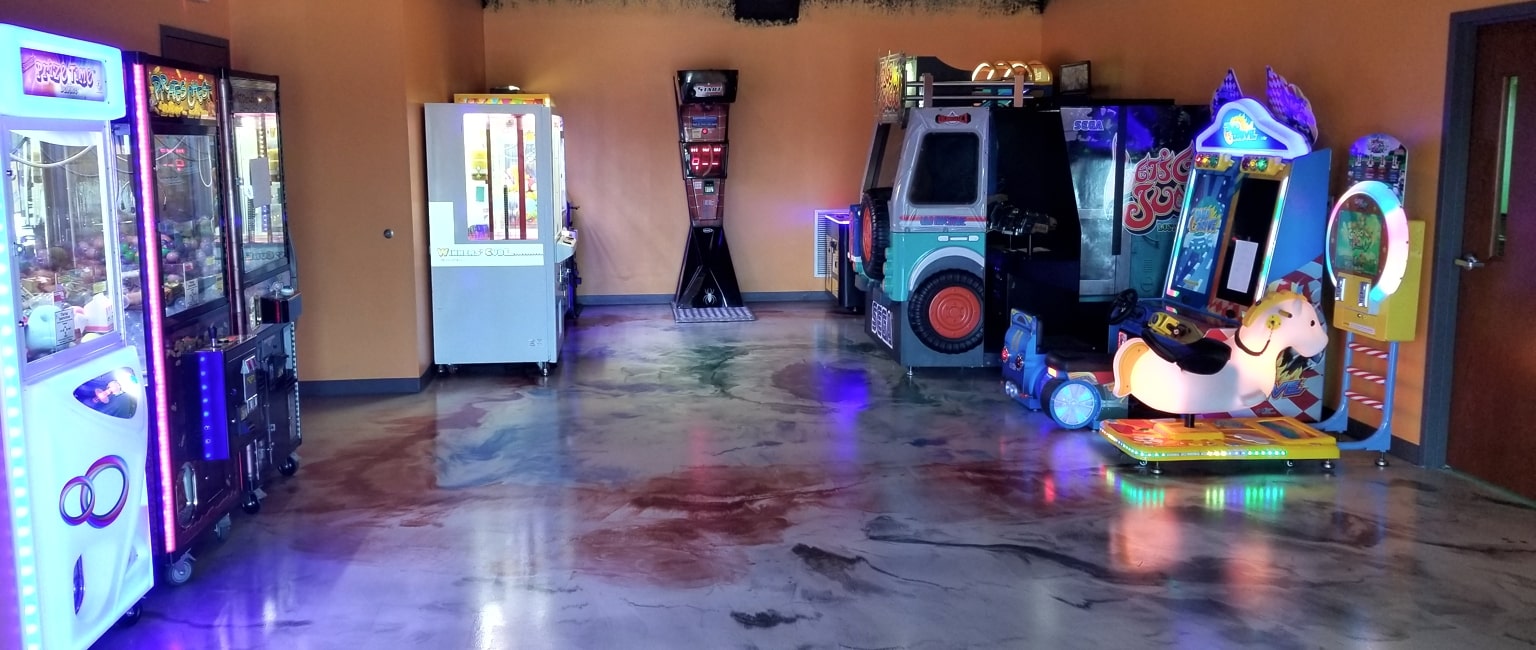 Fun center arcade games